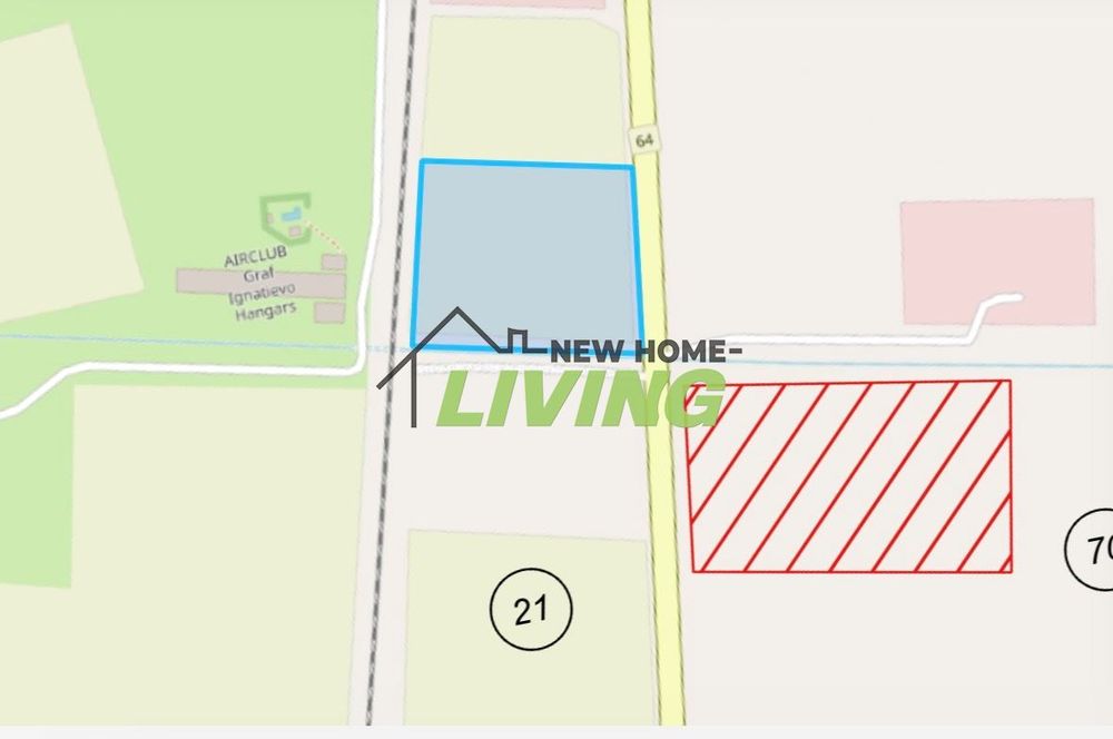 Парцел в Пловдив, област-с.Граф Игнатиево площ 16267 цена 456000