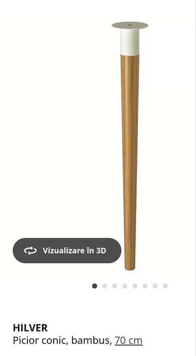Set picioare mobilier din lemn – design modern, stare foarte bună