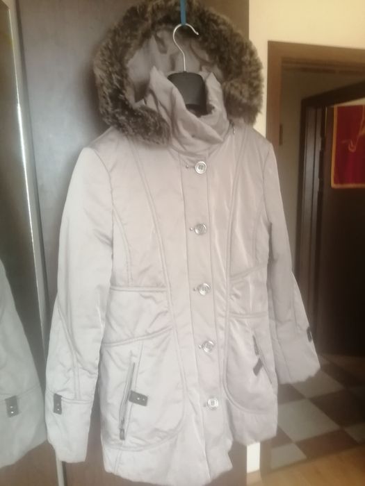 Дамско яке с качулка, за есенно зимен сезон, номер 38,