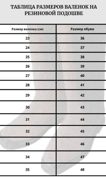 Валенки новые 43 размер