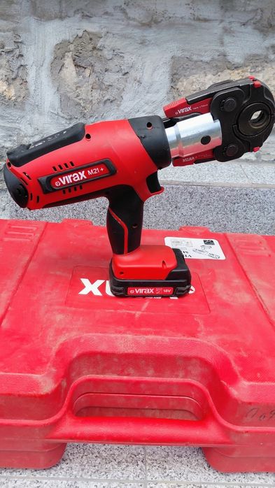 VIRAX M21+ Акумулаторена преса за тръби 18V