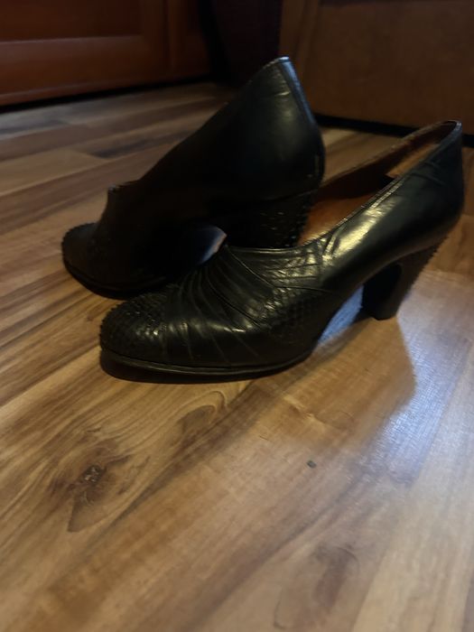 Pantofi vintage de lux din piele de sarpe perioada interbelica