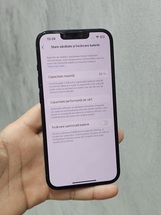 Iphone 13 128 GB 85 baterie