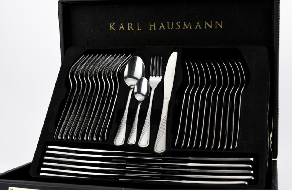 Комплект прибори за хранене Karl Hausman,72 бр,стомана,сребристи