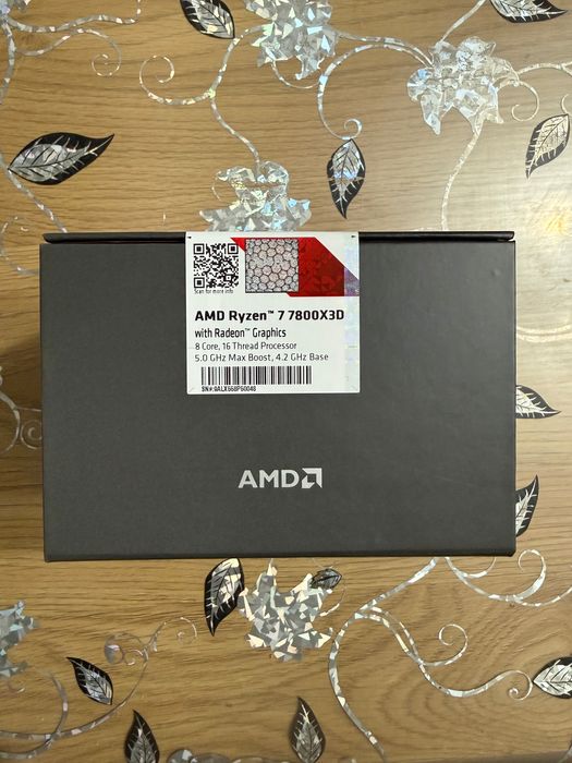 Amd Ryzen 7800X3D *ЧИСТО НОВ*