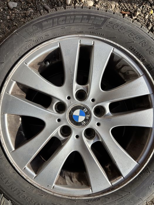 Set 4 jante si anvelope allseason BMW R16