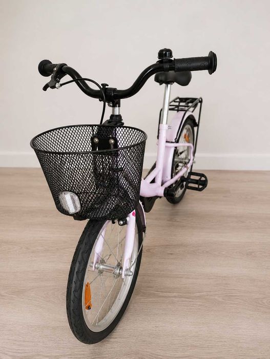 Детски велосипед Kikkaboo Kikkaride 16" с кошница и багажник – отлично състояние 2 броя