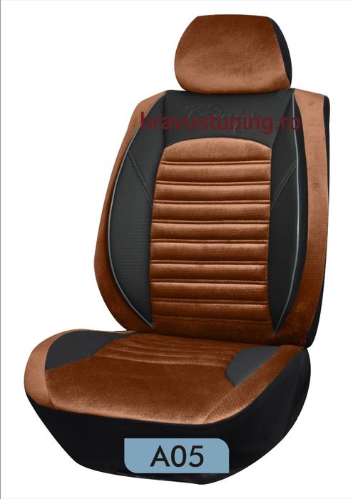 Huse scaun auto Elitte Catifea maro