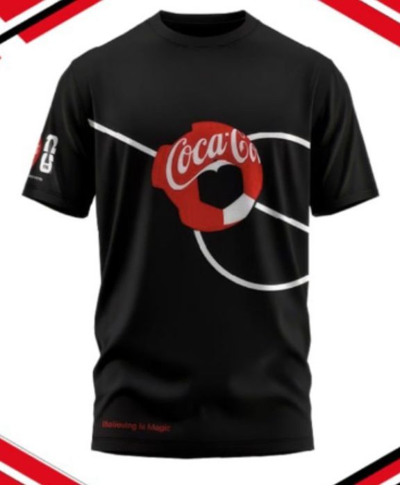 Coca-cola чёрная футболка