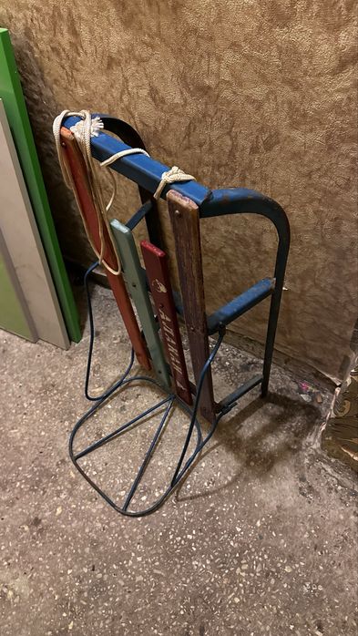 Санки со спинкой