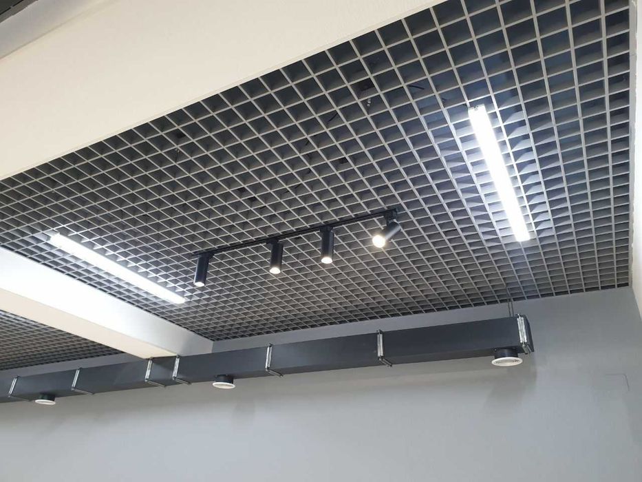 Потолок Грилято Реечный Армстронг Грильято Клеточный сеточний Рейкаобр