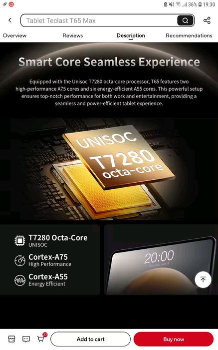 Tableta PC 13,4inch NOUA