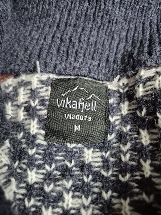Pulover gros exclusivist Vikafjell, Bărbați, Lână, M