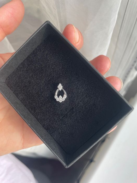 Pandantiv din platina cu diamante naturale