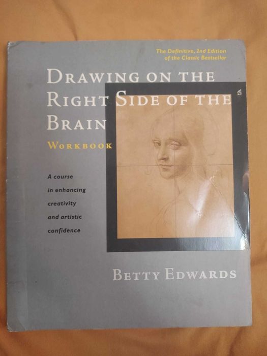 Betty Edwards , Drawing on the right side of the brain workbook , carte engleză lecții învățat desen