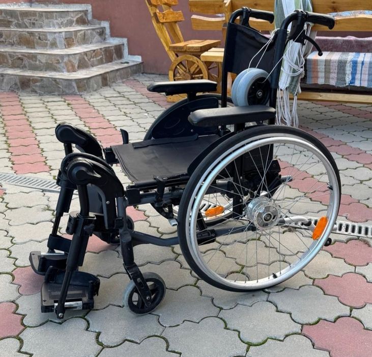 Pat electric medical + scaun cu rotile