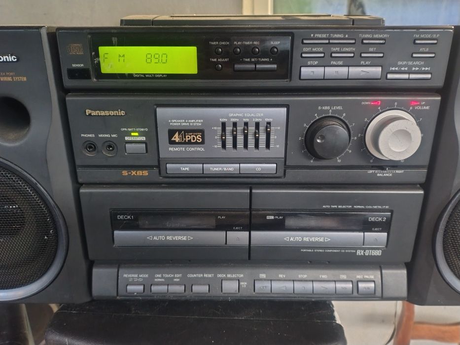 Radio casetofon panasonic