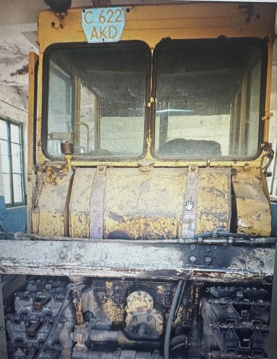 Трактор ДТ-75 с мехлопатай