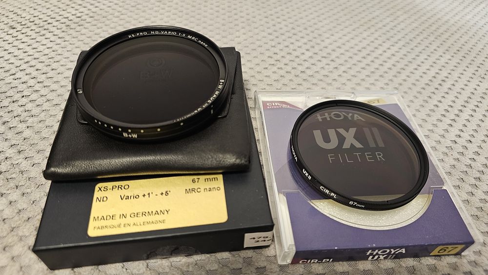 Комплект филтри ND Vario + CIR-PL 67 mm B+W, Hoya