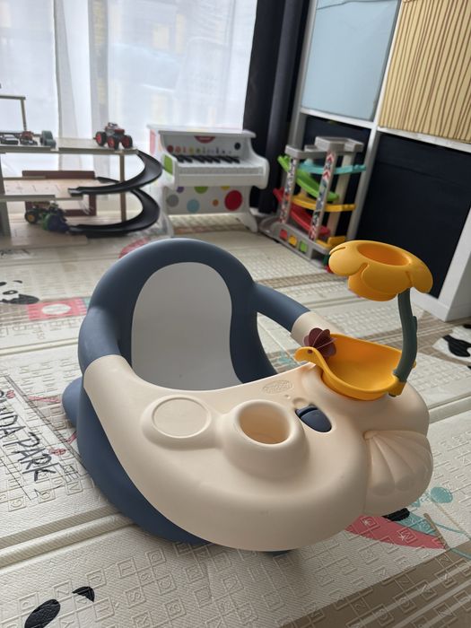 Scaun de baie bebeluși Smoby Bath Time albastru