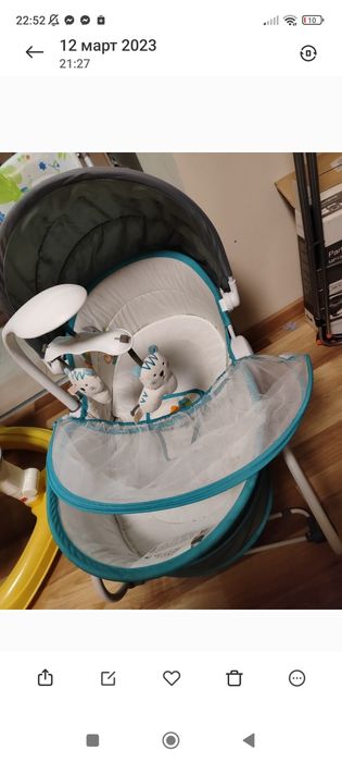 Шезлонг Ава 5в1 с гаранция до 05.2025