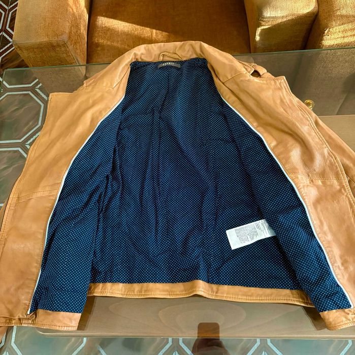 Естествена кожа Esprit дамско байкър яке M/40