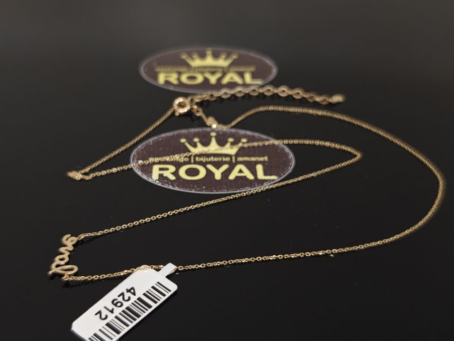 Bijuteria Royal: Lant aur 14k/1.48 gr