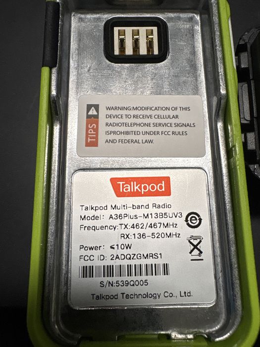 Радиостанция Talkpod a36 plus 8 watt