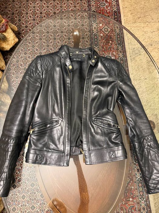 Кожанная куртка GUCCI