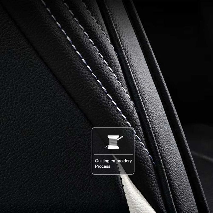 Луксозна универсална автомобилна тапицерия кожа с текстил - различни цветове