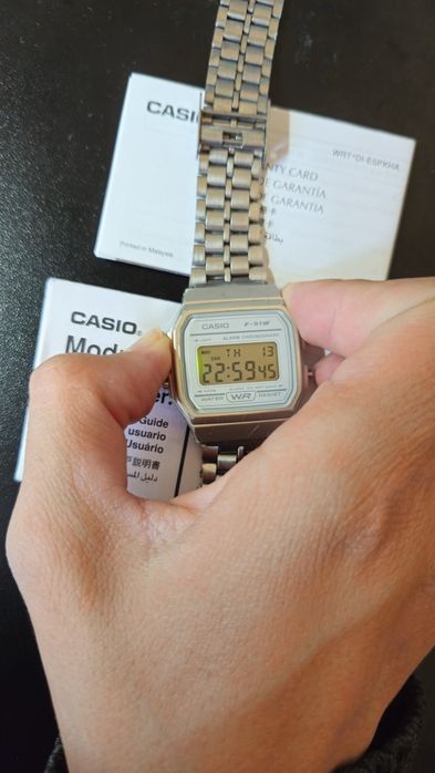 Часы Casio f-91ws 7df