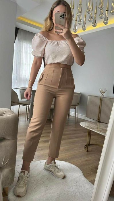 Pantaloni damă Zara Office