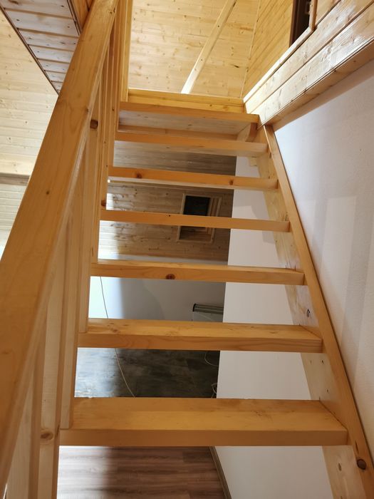 Constructii case lemn A frame sau structura usoara