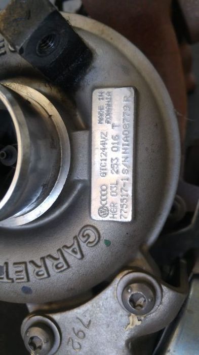 Turbina vw golf 5 6 skoda octavia 2 seat altea leon audi a3 1.6 tdi cay 03l253016t 775517-1