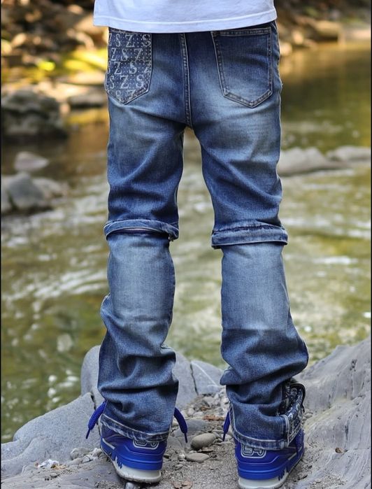 Flared blue SW jeans SZ