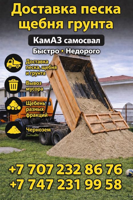 ПГС, грунт,глина,щебень
