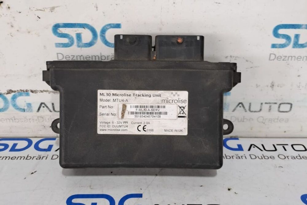 Aparat Modul Calculator ECU Tracker Localizator GPS Auto Universal Model MTU4-A ML30 Microlise Tracking Iveco Daily Euro 6