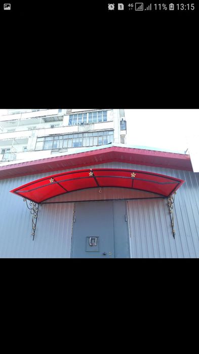 Навесы из поликарбоната.