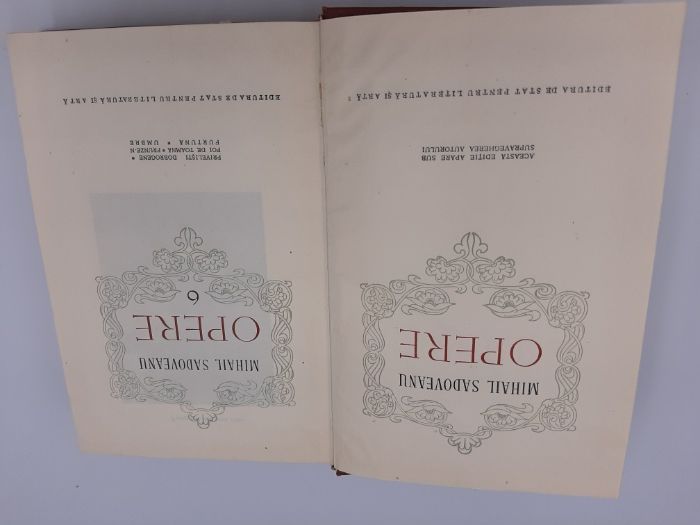 De colectie ! Set 7 volume Mihail Sadoveanu Opere anii 1950