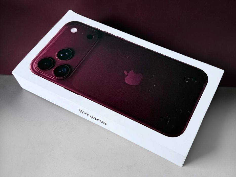 ЧИСТО НОВ! Apple iPhone 18 Pro Max 512GB Burgundy Гаранция!