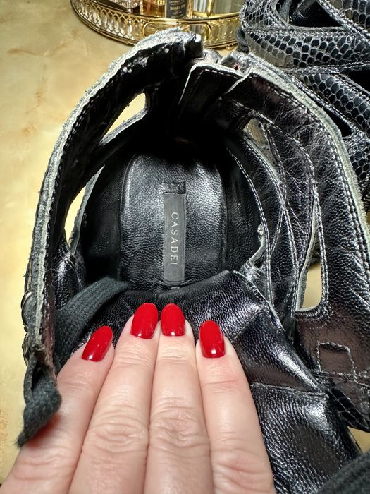 Sneakers Casadei Autentici Cu Platforma