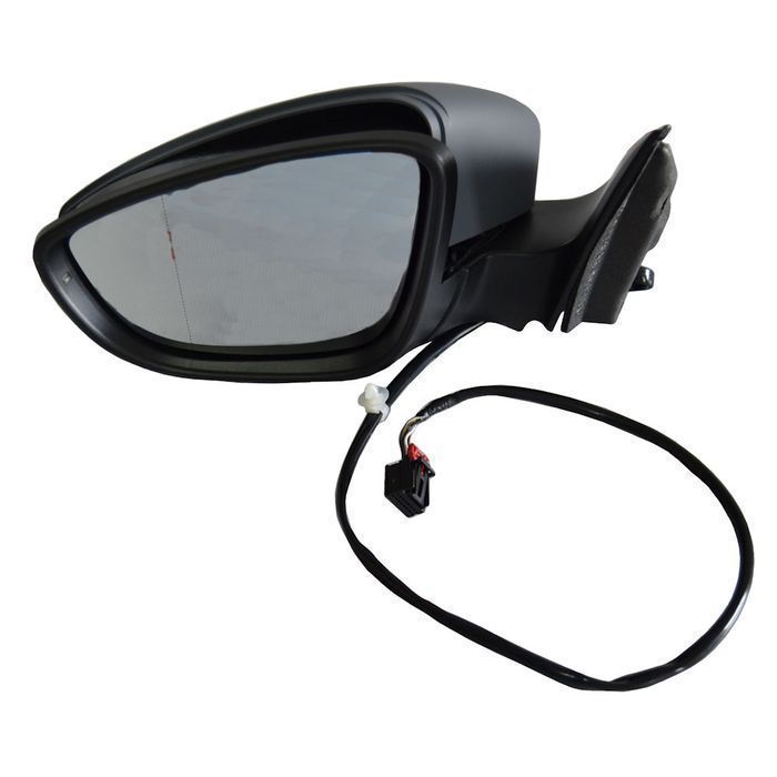 Oglinda exterioara VW Jetta 07.2010-2015 Partea stanga/dreapta Asferica Electrica Cu Incalzire 5C7857507B, 6 pini, carcasa grunduita, cu semnalizare