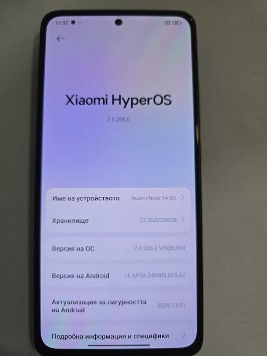 ***КАТО НОВ*** Redmi Note 14 - 256GB