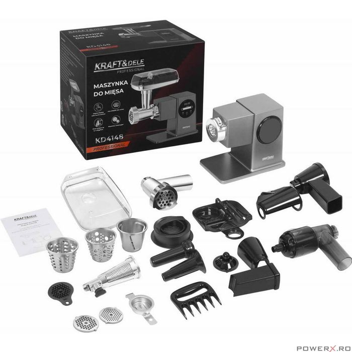 Masina tocat carne electrica, eficienta 4 kg/min, 2500 W, Kraft