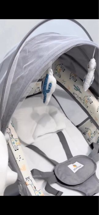 Шезлонг качеля. С рождения до 3х лет.