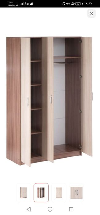 шкаф новый, светлый
