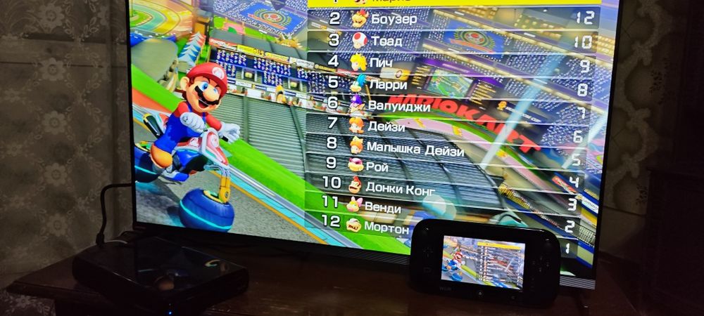 Nintendo wii u с планшетом и блоками питания