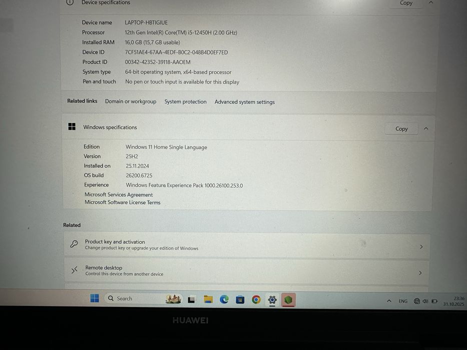 MateBook d 14 500гб
