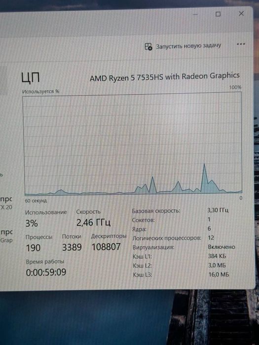 Acer Nitro V15 ryzen 5-7 (2024)