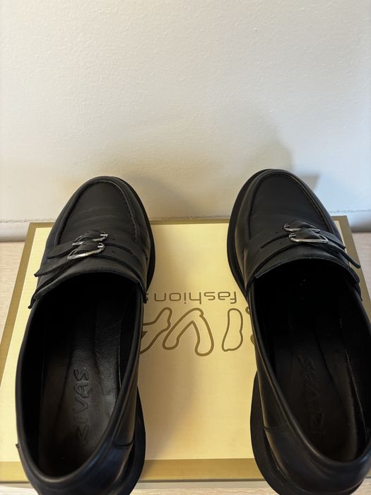 Дамски Кожени Мокасини Ествествена Кожа Rivas